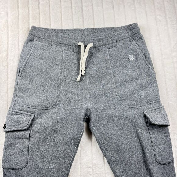 Champion x Todd Snyder Joggers Sweatpants Men's L Gray Drawstring Cargo Pocket - Picture 8 of 15